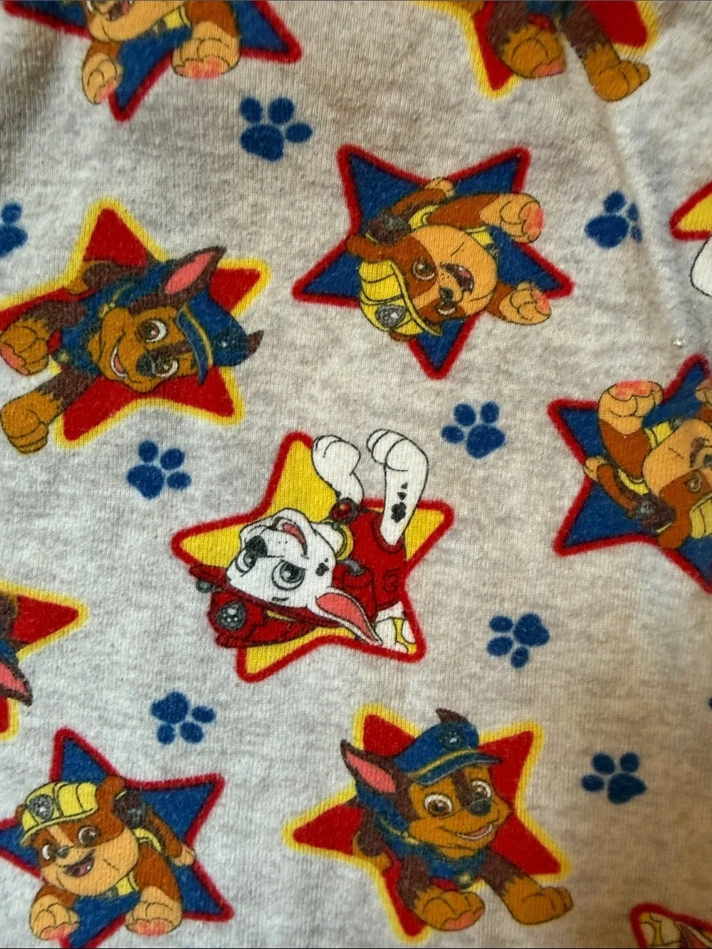 Nickelodeon Red-Trimmed Toddler Top with Colorful Paw Patrol Print 3T